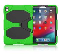ZiHang Étui Compatible avec iPad Pro 11 2018, Coque de Protection avec 3 Couches Blindage Épaisses Résistant aux Chocs, Robuste avec Support pour iPad Pro 11 2018 (Vert)