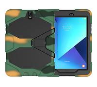 ZiHang Étui Compatible avec Samsung Galaxy Tab S3 9.7 T820 T825, Coque de Protection avec 3 Couches Blindage Épaisses Résistant aux Chocs, Robuste avec Support pour Galaxy Tab S3 9.7 (Camouflage)