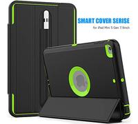 ZiHang Étui pour iPad Mini 4 / Mini 5 - Housse Coque Rigide, Protection Anti-Choc avec Support/Protection Écran Amovible Compatible pour iPad Mini 4 / Mini 5 (Vert)
