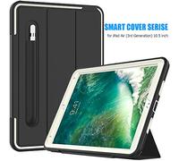 ZiHang Étui pour iPad Pro 10.5 / iPad Air 10.5 - Housse Coque Rigide, Protection Anti-Choc avec Support/Protection Écran Amovible Compatible pour iPad Pro 10.5 / iPad Air 10.5 (Gris)