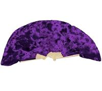 ZIHDKE 1 Paire d'éventails Courts en Soie for Danse du Ventre, Couleurs Assorties, Accessoires for côtes pour Orientale(Color 1,70cm)