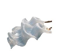 ZIHDKE 1 Paire d'éventails en Soie for la Danse du Ventre, Taille Classique, Accessoires de scène for Les côtes pour Orientale(Color 4,2XL 280x90cm)