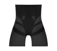 ZIHDKE 2 pièces été Ultra Mince Glace Soie Shapewear Taille Haute Ventre Minceur Culotte contrôle sous-vêtements Femmes Pantalons de sécurité sous Jupe pour Femme(Black,XL)