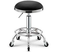 ZIHDKE Chaises de barbier pivotantes Roues Tabouret Coiffure Roulant Portable Meubles Salon Coiffeur rotatifs pour Salon Travail(Black 3)