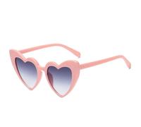 ZIHDKE Lot de 10 lunettes soleil en forme cœur for enterrement vie jeune fille, décoration mariage, cadeau demoiselle d'honneur Pour Party Annivesaire(Pink-10PCS)