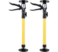 ZIHDKE Lot de 2 tiges Support télescopiques en Acier for cric Manuel, générique for Armoire, Levage réglable pour Armoire(Yellow 30-59cm)