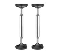 ZIHDKE Lot de 2 tiges Support télescopiques en Acier Inoxydable for Armoire, d'évier Haute dureté, capacité Charge 300 kg pour Armoire