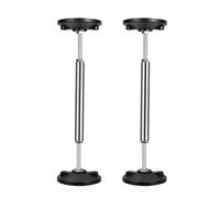 ZIHDKE Lot de 2 tiges Support télescopiques en Acier Inoxydable for Armoire, d'évier Haute dureté, capacité Charge 300 kg pour Armoire