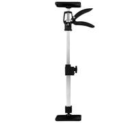 ZIHDKE Lot de 2 tiges Support télescopiques en Acier Inoxydable, réglables à Trois Mains, système antidérapant, Outil Levage, Cadre pour Armoire