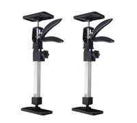 ZIHDKE Lot de 2 tiges Support télescopiques for Armoire Travail du Bois, Accessoires Levage for Installation Suspendue, Bras à économie Main-d'œuvre pour Armoire