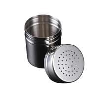 ZIHDKE Pot d'assaisonnement polyvalent en acier inoxydable, bouteille de sucre et sel, Gadgets cuisine, poivrière à épices, 5 pièces pour Épices(S)
