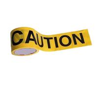 ZIHDKE Ruban d'avertissement PE 7,5 cm x 100 m, sans colle, barrière, rappel de sécurité au travail, ligne d'isolation à faire soi-même for bar, centre commercial, magasin Pour ExtéRieur