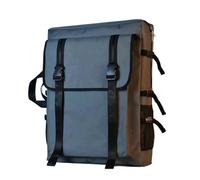 ZIHDKE Sacoche pour Portfolio d'art Sac d'artiste de Grande capacité, Sac de Planche à Dessin étanche, Sac à Dos de Portefeuille d'art A2, étui de Portefeuille de Fournitures d'art for Artiste(Blue)