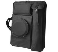ZIHDKE Sacoche pour Portfolio d'art Sac de Portefeuille d'art, Sac à bandoulière étanche for Dessin, Croquis en Plein air, Grand Sac de Rangement for Dessin, étui de Portefeuille d'art(Black)