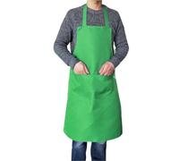 ZIHDKE Tabliers de Chef imperméables for femmes, 3 pièces, avec poches, couleur unie, cuisine, Restaurant, atelier, tablier travail artistique Pour Barbecue(Light green)