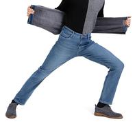 ziilay Jeans thermiques homme Pantalon thermique Pantalon de neige Pantalon d'hiver doublé Jeans d'hiver avec doublure polaire Pantalons, 30W / 32L