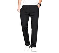 ziilay Pantalon de golf long pour homme - Pantalon de jogging - Pantalon de sport - Tissu super stretch, 8292b noir, 33W x 31L