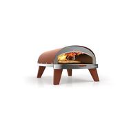 ZiiPa • Four à Pizza à Gaz • Coloris Terracotta • Compact & Innovant • Chauffe en 30 Min • Cuisson Express 90 sec • Pierre Cordiérite Ø31,5 cm