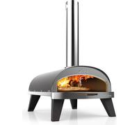 ZiiPa Four à pizza Piana - au bois - avec thermomètre - ardoise - pour pizzas de ø 30 cm