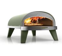 ZiiPa Four à pizza Piana - modèle à gaz - avec thermomètre - Eucalyptus - pour pizzas de ø 30 cm