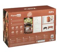 ZiiPa Piana Four à pizza à gaz - Terracotta