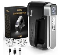 Ziitty Rasoir Anti Bouloche Électrique - Le Modèle Phare, Vidage des Peluches à Une Touche, 8 Lames Efficientes, Lumière LED, 3 Vitesses, Anti Peluche Rechargeable pour Les Vêtements et Maison