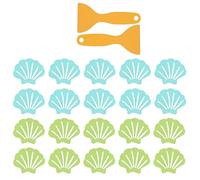 ZIJANG 20 Pièces Antidérapant Baignoire, Stickers Paroi de Douche Lumineux, Anti Dérapant Douche, pour Utilisation dans Les Salles de Bains, Baignoires, Cuisines, Escaliers et Saunas