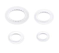 zijianZZJ Lot de 4 Emporte-pièces Ovales en Plastique pour Décoration de Gâteaux