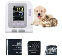 ZIJINGY Tensiomètre vétérinaire, tensiomètre vétérinaire, tensiomètre Automatique for Animaux de Compagnie, Chat, Chien, 3 Modes, 3 brassards