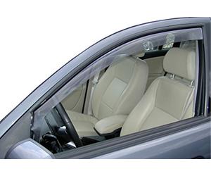 Zijwindschermen Dark passend voor BMW 5S, Noir