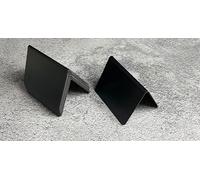 Zikenis 20 pièces Mini Tableaux Noirs,Ardoises en PVC Effaçables,Mini Panneau D'affichage,Étiquette Ardoise Buffet Chevalet avec 4 Feutres + 2 Chiffon,pour Mariage,Fête,Buffet,Boulangerie