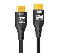 ZIKNYDO Câble HDMI 2.2 1,5m, (Ultra High Speed 96Gbps, 16K/10K/8K/4K, Dynamic HDR, HDR10+, Dolby Vision, Dolby Atmos, DTS:X, HDCP 2.2&2.3, Tressé), compatible avec câble HDMI 2.1/2.0, PS5, Xbox, HDTV