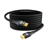 ZIKNYDO Câble HDMI 2.2 5m, (Haute Vitesse 96Gbps, 16K/10K/8K/4K, Dynamic HDR, HDR10+, Dolby Vision, Dolby Atmos, DTS:X, HDCP 2.2&2.3), compatible avec câble HDMI 2.1/2.0, PS5, Xbox Series X|S, HDTV