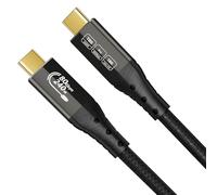 ZIKNYDO USB 4 pour Câble Thunderbolt 5, USB C 80Gbps transfert de données, 120Gbps bande passante pour écrans 16K/Dual 8K, PD3.1 240W charge-0.5m, pour Thunderbolt 4, SSD, MacBook M4 Pro/Max, eGPU