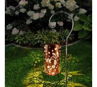 ZIKSUN Lanternes solaires d'extérieur à suspendre, design creux en forme d'oiseau IP65, lanterne solaire marche/arrêt automatique, cadeau parfait pour jardin, table extérieure, terrasse, balcon, cour