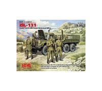 Zil-131 Soviet Truck With Soviet Motorized Riflesmaquette Camion Zil-131 Soviet