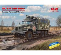 ICM Maquette Camion ZIL-131 avec conducteur – Forces armées d'Ukraine – 1:35 – 35019
