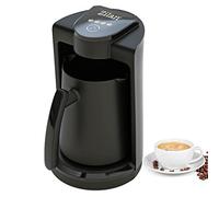 Zilan Cafetière à moka - Petite machine à café simple - Petite machine à café - Interrupteur tactile - En acier inoxydable - 1 à 4 tasses