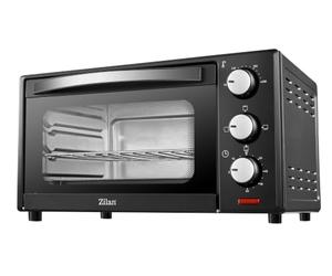 Zilan, Four Electrique - Double Protection en Verre - 15 litres, Noir