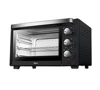 zilan z şekil Four Electrique - Four à Convection - Avec Lampe Intérieure - Double Protection en Verre - 19 Litres, Noir