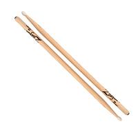 Zildjian 5A Hickory Drumsticks - Nylon Tip - Black