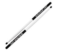 Zildjian Artist Series Hickory Drumsticks - Adrian Young - Nylon Tip - Black & White