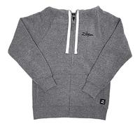Zildjian Gray Zip Up Logo Hoodie-XS Sweatshirt à Capuche, Gris, Mixte