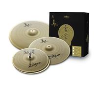 Zildjian L80 Series Low Volume 3 Cymbal Box Set - 14" Hi-Hats, 16" Crash, 18" Crash/Ride