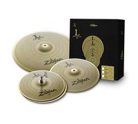 Zildjian Pack de cymbales L80 Low Volume 3 pièces – Charleston 13", Crash 14", Crash/Ride 18"