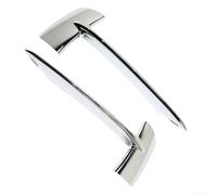 Zilimontt 1 paire de moulures de calandre inférieure de pare-chocs avant pour X5 F15 2014-2018 avec trou de feu de brouillard - Compatible avec OE 51117325395 51117325396