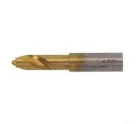 Zilimontt 1 pièce pour foret de soudage HSS cobalt avec placage en titane, fraise à souder par points et fraise conique, tige plate pour une prise en main sûre, pointe de centrage spéciale pour éviter