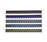 Zilimontt 5 valeurs x 20pcs 0603 pour SMD LED Light Assortiment Kit 100pcs pour circuits imprimés et bricolage électronique utilisation