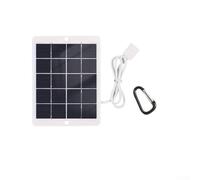 Zilimontt 5 W Solaire Monocristallin USB Charge Solaire Rue Extérieur Léger 5 V Panneau Power Bank Elite Efficacité de Conversion pour Jardin Éclairage Chargeur Lampes Petit