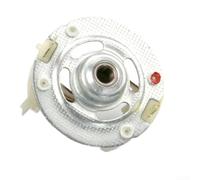 Zilimontt 775 Support de balai de charbon et brosse de carbone de rechange pour moteurs de perceuse électrique 775 750 755 avec construction en cuivre et finition argentée